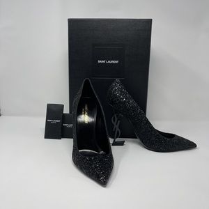 YSL OPYUM GLITTER PUMPS 110